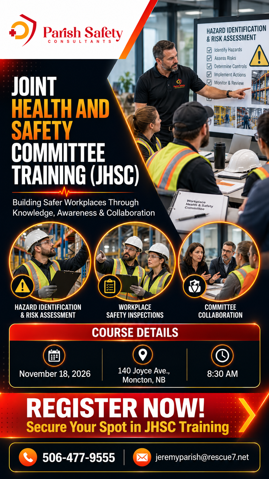 JHSC Training Safety Poster